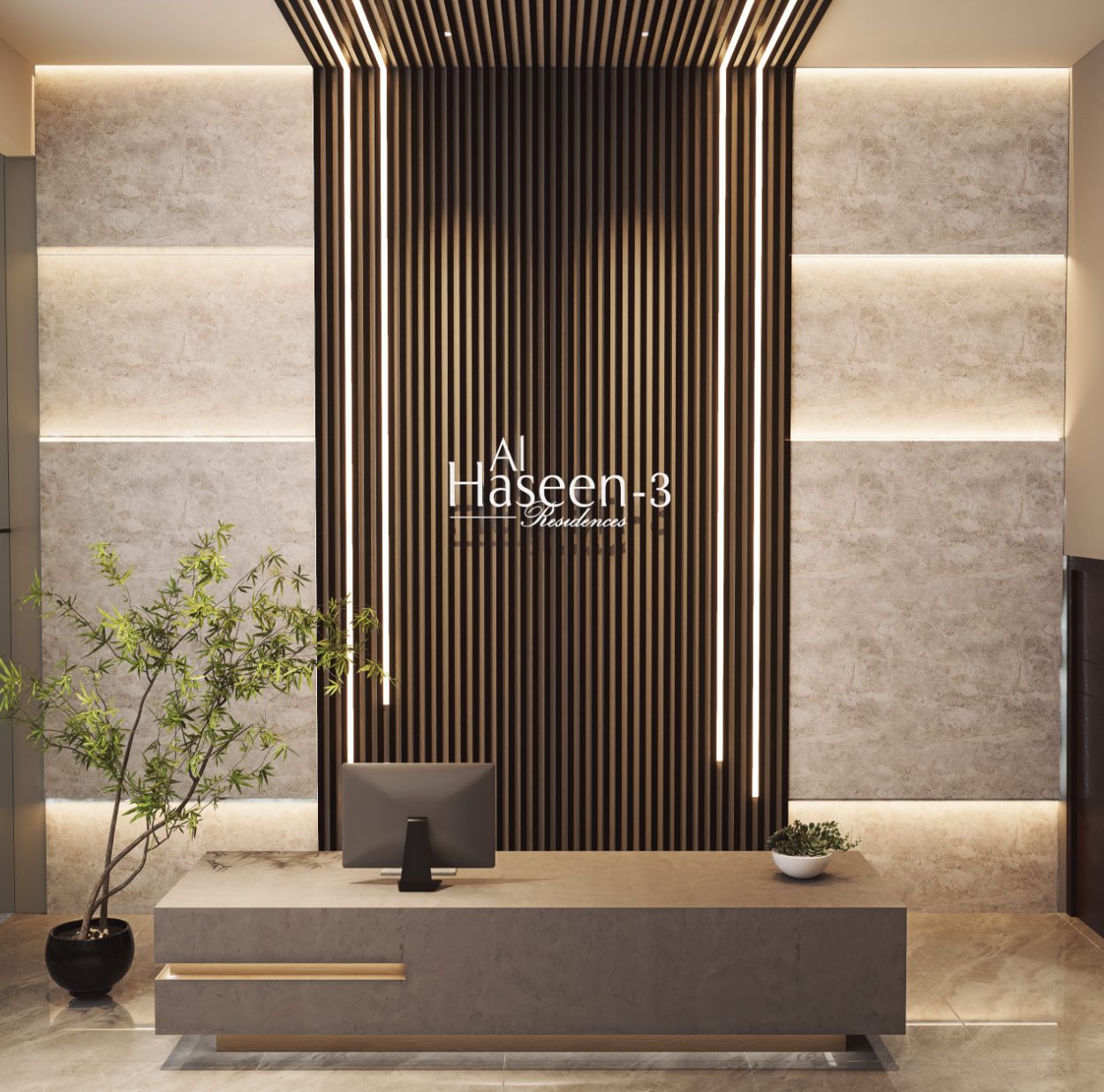 Al Haseen Residences 3, exterior image supplied by Dugasta