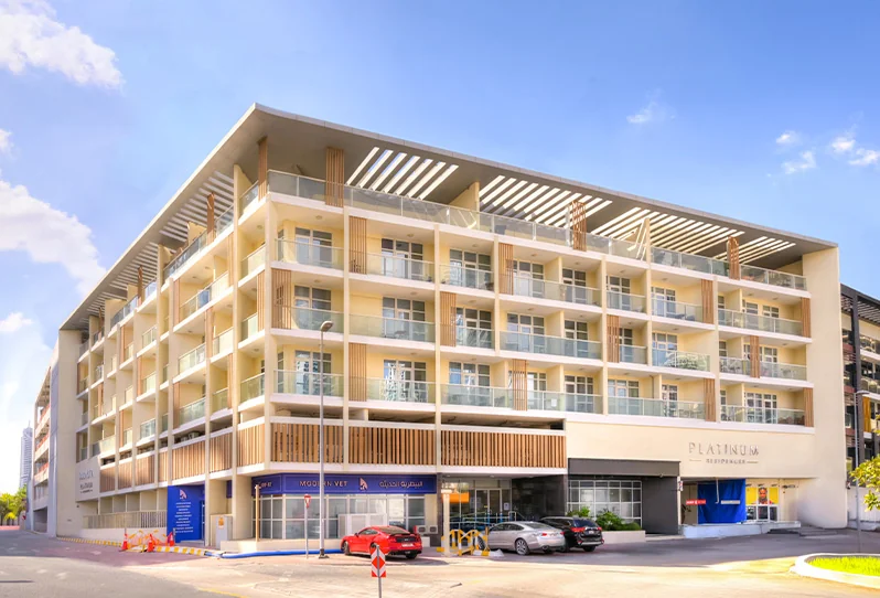 Platinum Residences, exterior image supplied by Dugasta